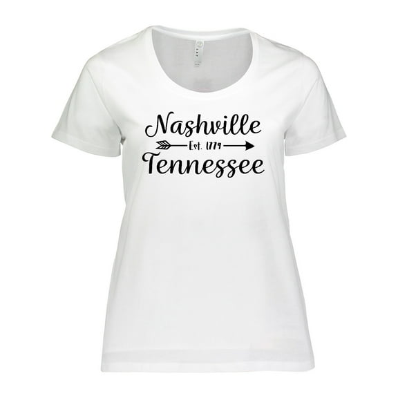Inktastic Nashville Tennessee Est.1779 Women's Plus Size T-Shirt