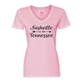 thumbnail image 1 of Inktastic Nashville Tennessee Est.1779 Women's V-Neck T-Shirt, 1 of 5