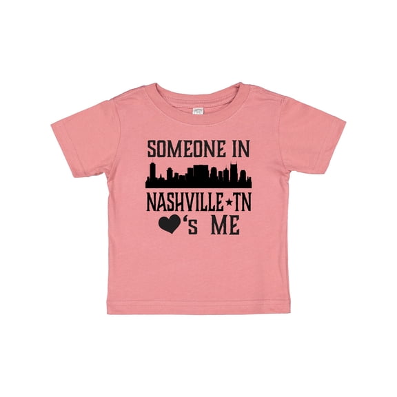 Inktastic Nashville Tennessee Someone Loves Me Skyline Boys or Girls Baby T-Shirt