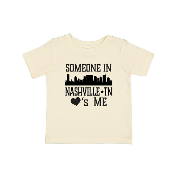 Inktastic Nashville Tennessee Someone Loves Me Skyline Boys or Girls Baby T-Shirt