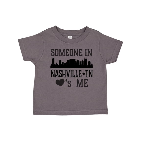 Inktastic Nashville Tennessee Someone Loves Me Skyline Boys or Girls Toddler T-Shirt