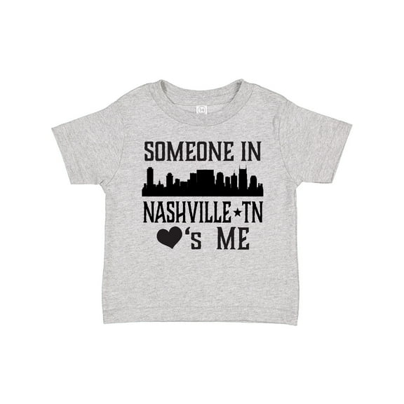 Inktastic Nashville Tennessee Someone Loves Me Skyline Boys or Girls Toddler T-Shirt