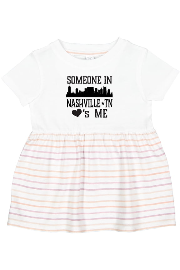 Nashville Tennessee Someone Loves Me Skyline Girls Baby Dress