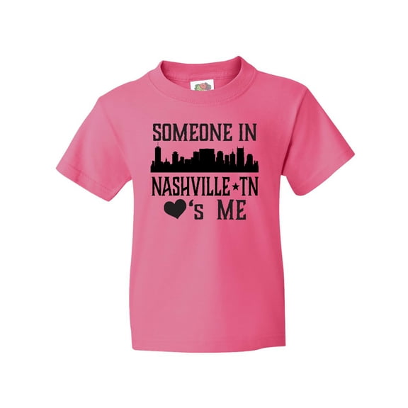 Inktastic Nashville Tennessee Someone Loves Me Skyline Youth T-Shirt