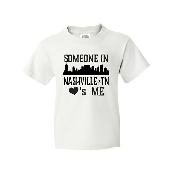 Inktastic Nashville Tennessee Someone Loves Me Skyline Youth T-Shirt