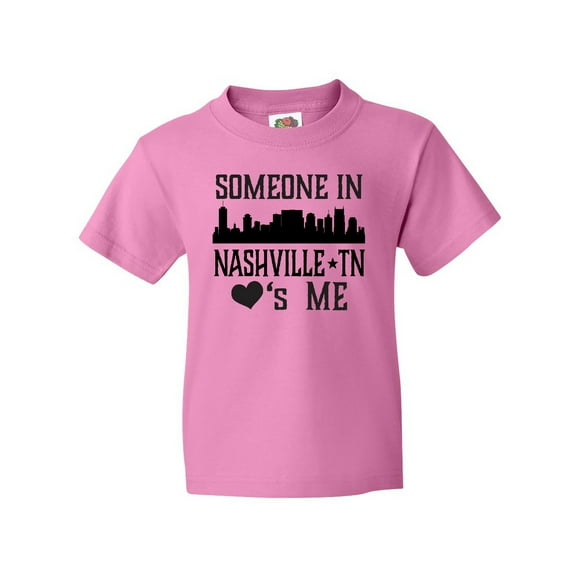 Inktastic Nashville Tennessee Someone Loves Me Skyline Youth T-Shirt