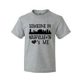 thumbnail image 1 of Inktastic Nashville Tennessee Someone Loves Me Skyline Youth T-Shirt, 1 of 5