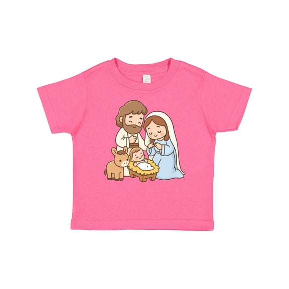 Inktastic Nativity Scene Christmas Manger Boys or Girls Baby T-Shirt