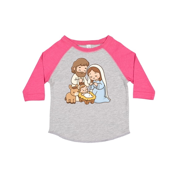 Inktastic Nativity Scene Christmas Manger Boys or Girls Toddler T-Shirt