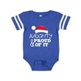 thumbnail image 1 of Inktastic Naughty and Proud of it-Santa's list Boys or Girls Baby Bodysuit, 1 of 4