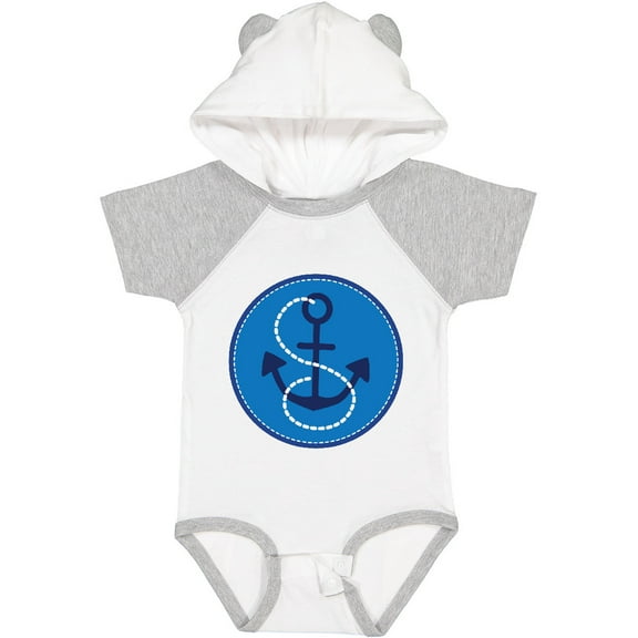 Inktastic Nautical Anchor Sailing Gift Boys or Girls Baby Bodysuit