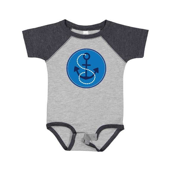 Inktastic Nautical Anchor Sailing Gift Boys or Girls Baby Bodysuit