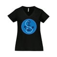 thumbnail image 1 of Inktastic Nautical Anchor Sailing Gift Women's Plus Size V-Neck T-Shirt, 1 of 5