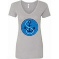 thumbnail image 1 of Inktastic Nautical Anchor Sailing Women's V-Neck T-Shirt, 1 of 5