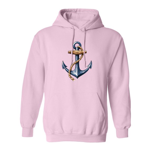 Inktastic Nautical Anchor and Rope Adult Hoodie Sweatshirt
