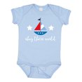 thumbnail image 1 of Inktastic Nautical Baby Boy Ahoy Sailboat Boys Baby Bodysuit, 1 of 5