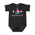 thumbnail image 1 of Inktastic Nautical Baby Boy Ahoy Sailboat Boys Baby Bodysuit, 1 of 5