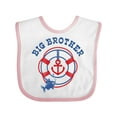 thumbnail image 1 of Inktastic Nautical Big Brother Boys Baby Bib, 1 of 4
