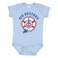 thumbnail image 1 of Inktastic Nautical Big Brother Boys Baby Bodysuit, 1 of 5