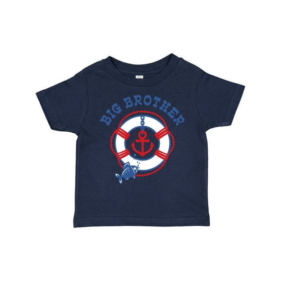 Inktastic Nautical Big Brother Boys Toddler T-Shirt