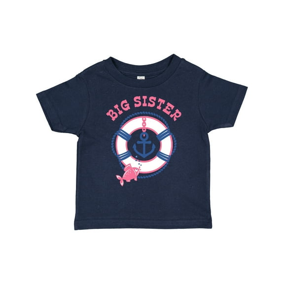 Inktastic Nautical Big Sister Girls Toddler T-Shirt
