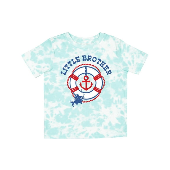 Inktastic Nautical Little Brother Boys Toddler T-Shirt