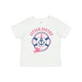 thumbnail image 1 of Inktastic Nautical Little Sister Girls Toddler T-Shirt, 1 of 5