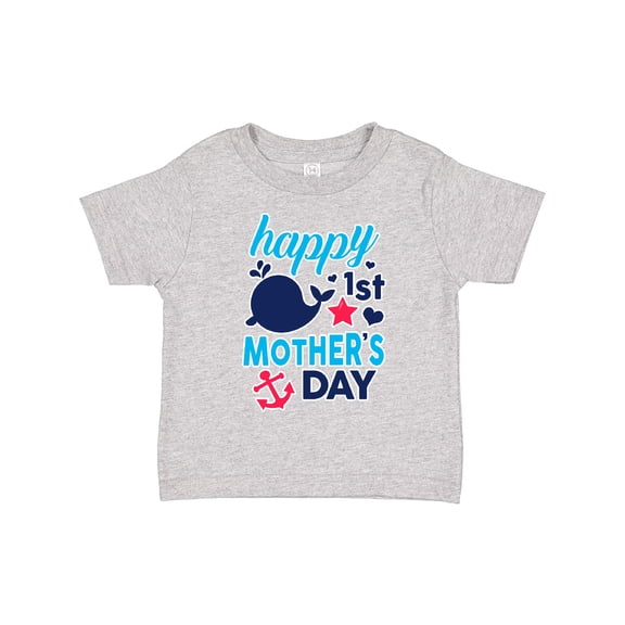 Inktastic Nautical Themed Happy 1st Mother's Day Boys or Girls Toddler T-Shirt