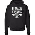 thumbnail image 1 of Inktastic Nebraska Awesome Since 1867 Adult Hoodie Sweatshirt, 1 of 4
