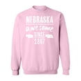 thumbnail image 1 of Inktastic Nebraska Awesome Since 1867 Adult Sweatshirt, 1 of 4
