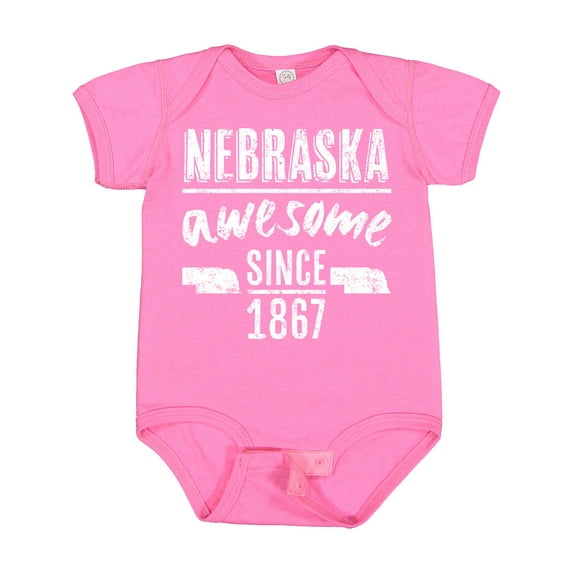 Inktastic Nebraska Awesome Since 1867 Boys or Girls Baby Bodysuit