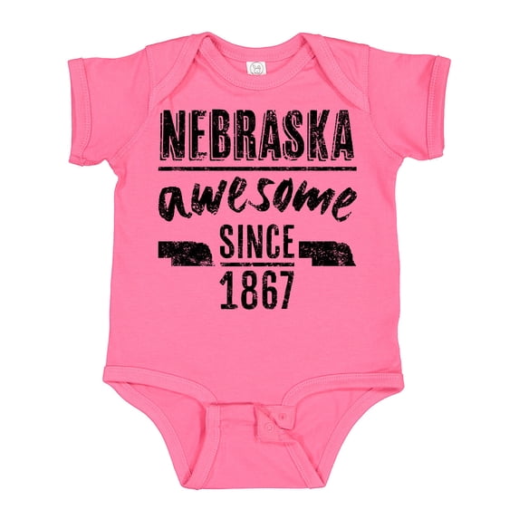 Inktastic Nebraska Awesome Since 1867 Boys or Girls Baby Bodysuit