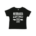 thumbnail image 1 of Inktastic Nebraska Awesome Since 1867 Boys or Girls Baby T-Shirt, 1 of 5