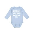 thumbnail image 1 of Inktastic Nebraska Awesome Since 1867 Boys or Girls Long Sleeve Baby Bodysuit, 1 of 5
