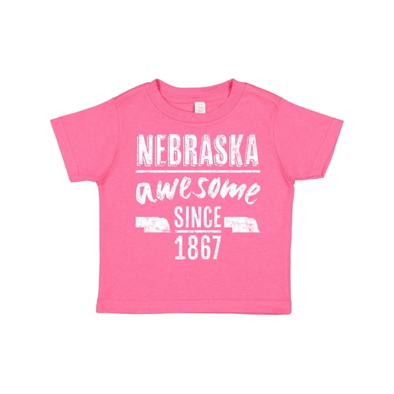 Inktastic Nebraska Awesome Since 1867 Boys or Girls Toddler T-Shirt