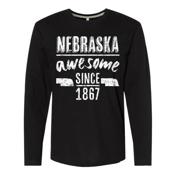 Inktastic Nebraska Awesome Since 1867 Long Sleeve T-Shirt