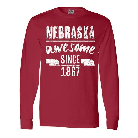 Inktastic Nebraska Awesome Since 1867 Long Sleeve T-Shirt