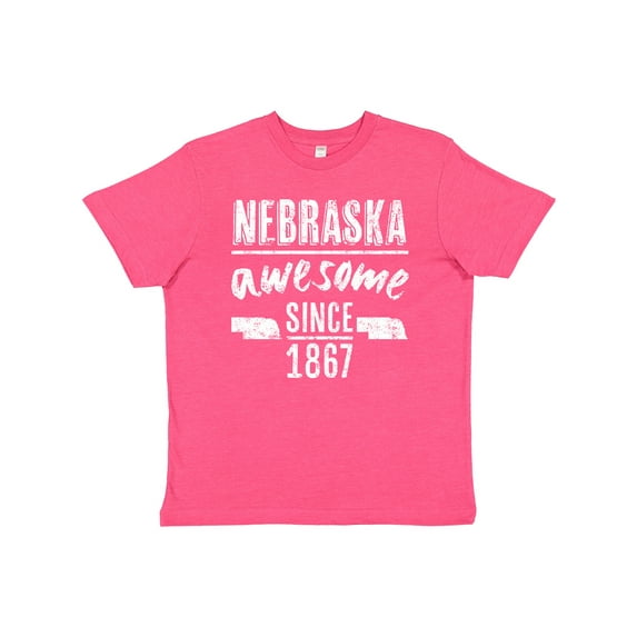 Inktastic Nebraska Awesome Since 1867 Youth T-Shirt