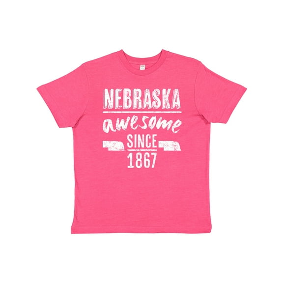 Inktastic Nebraska Awesome Since 1867 Youth T-Shirt