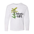 thumbnail image 1 of Inktastic Nebraska Girl Goldenrod Flower Long Sleeve Youth T-Shirt, 1 of 5