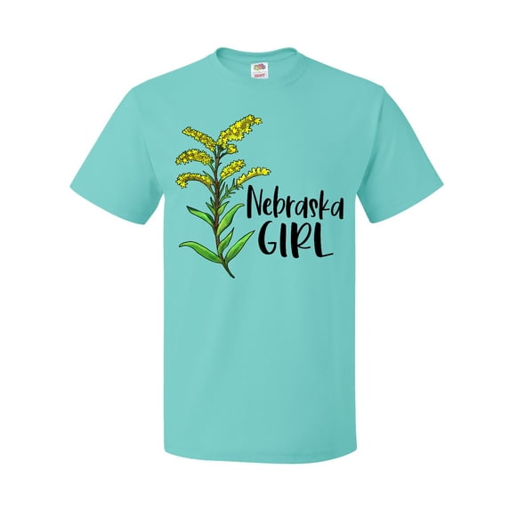 Inktastic Nebraska Girl Goldenrod Flower T-Shirt