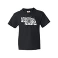 thumbnail image 1 of Inktastic Nebraska Silhouette Mandala Youth T-Shirt, 1 of 5