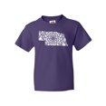 thumbnail image 1 of Inktastic Nebraska Silhouette Mandala Youth T-Shirt, 1 of 5