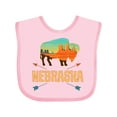 thumbnail image 1 of Inktastic Nebraska Vacation Buffalo Boys or Girls Baby Bib, 1 of 4