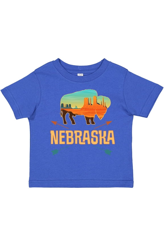 Nebraska Vacation Buffalo Boys or Girls Toddler T-Shirt