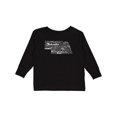 thumbnail image 1 of Inktastic Nebraska Word Salad- state outline Boys or Girls Long Sleeve Toddler T-Shirt, 1 of 5