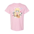 thumbnail image 1 of Inktastic Neko Anime Girl with Kittens T-Shirt, 1 of 5