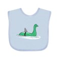 thumbnail image 1 of Inktastic Nessie Shark Boys or Girls Baby Bib, 1 of 4