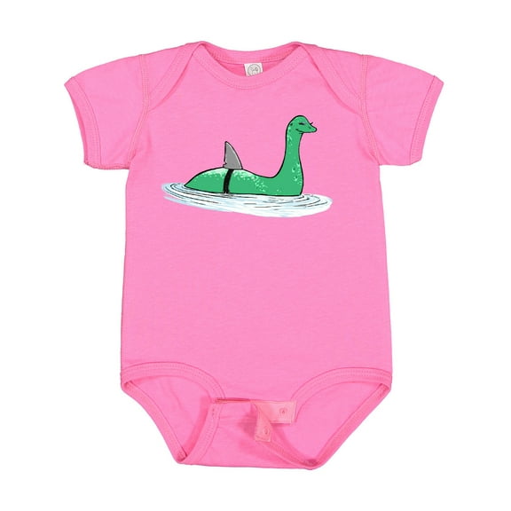 Inktastic Nessie Shark Boys or Girls Baby Bodysuit