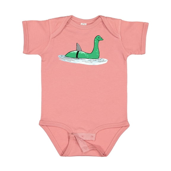 Inktastic Nessie Shark Boys or Girls Baby Bodysuit